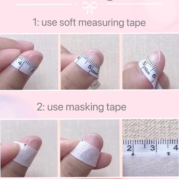 Handmade press on nails Pastel Pink Purple French Nails - Picture 4 of 5